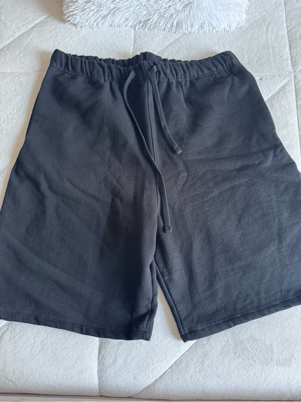 MNML Black Athletic Drawstring Shorts